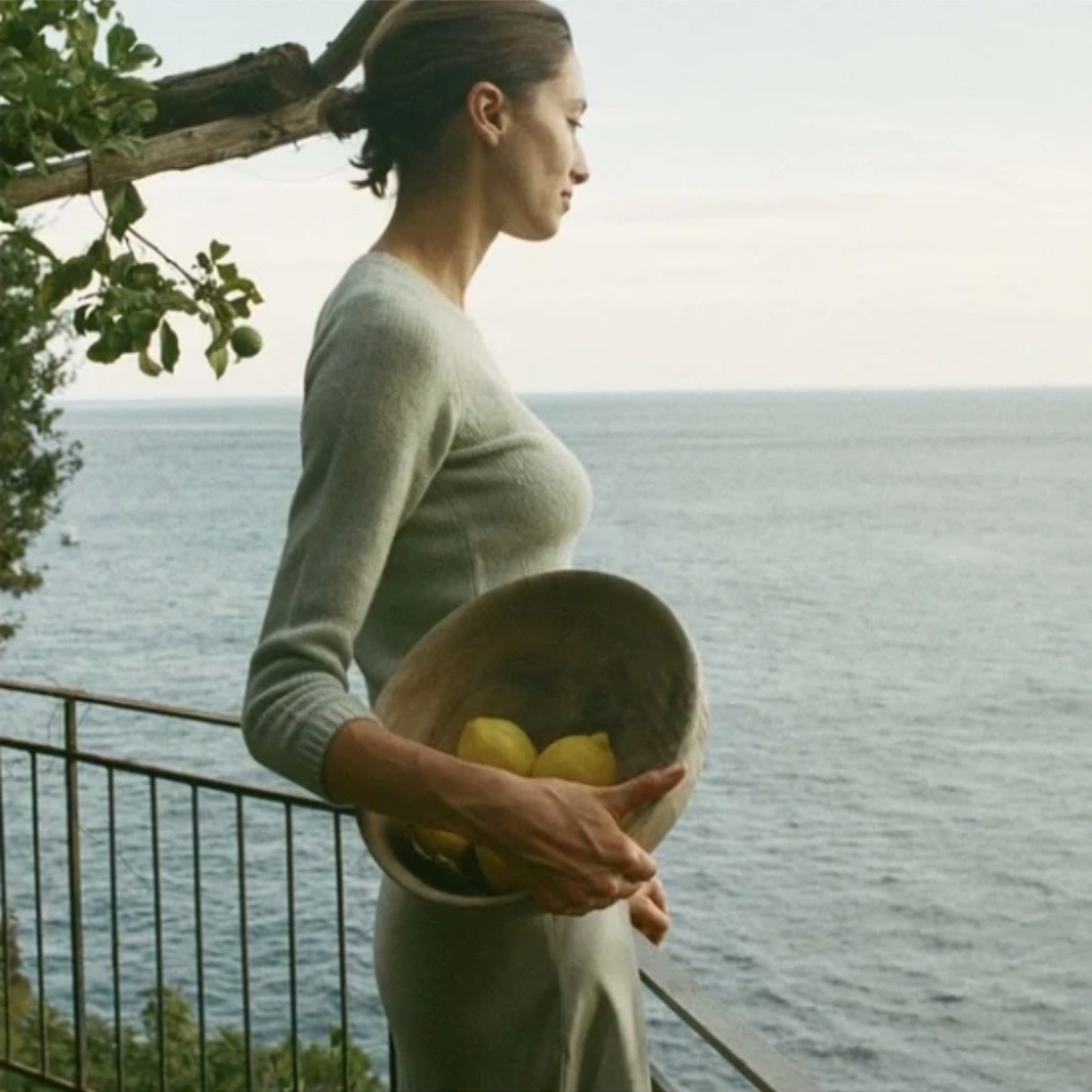 Doen Gidea Cashmere Sweater Light Green S - Picture 3 of 10